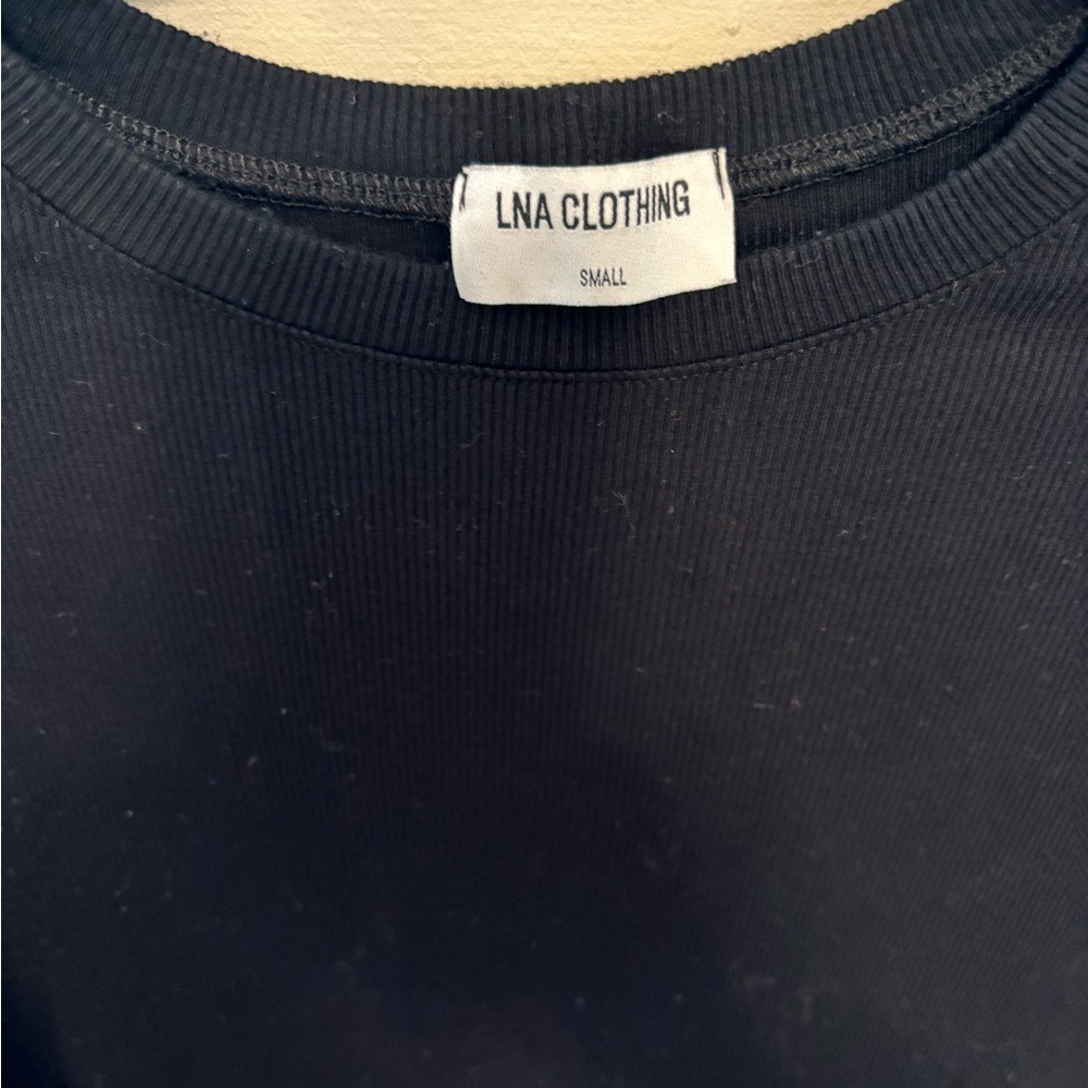 LNA Rey mock neck black top - Picture 3 of 9